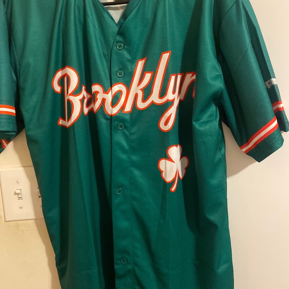 New York Brooklyn cyclones Irish heritage jersey 2022 size small